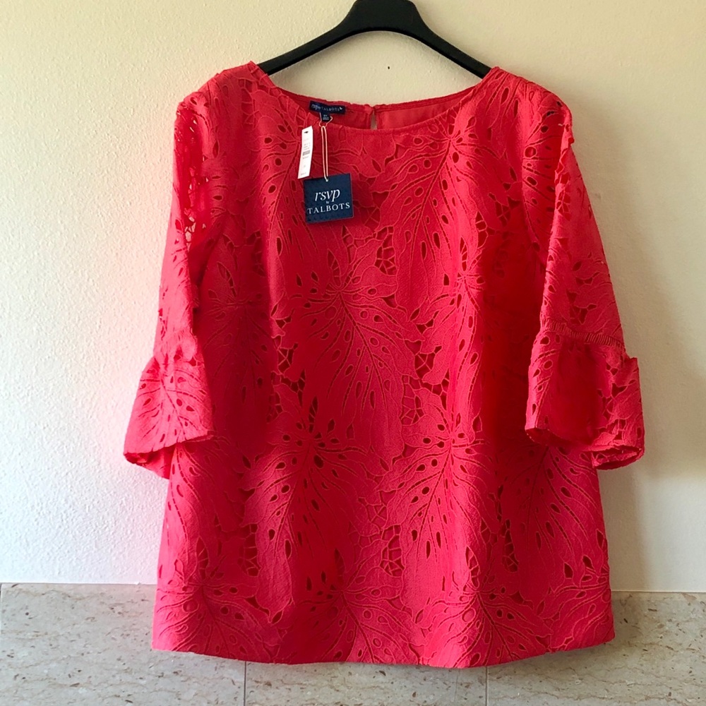 Talbots rsvp Women’s Lace Blouse